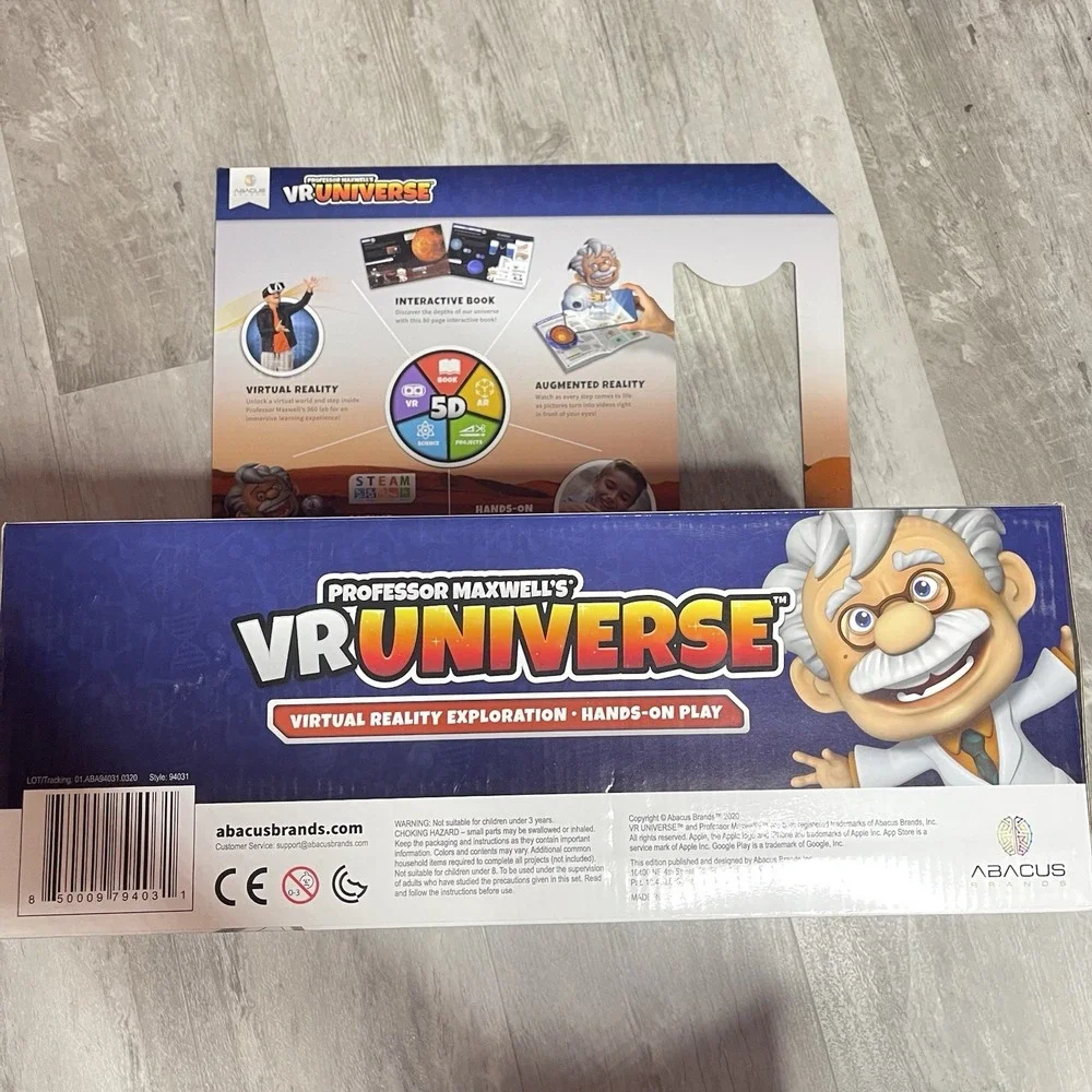 Professor Maxwell's VR Universe Open‎ Box But New